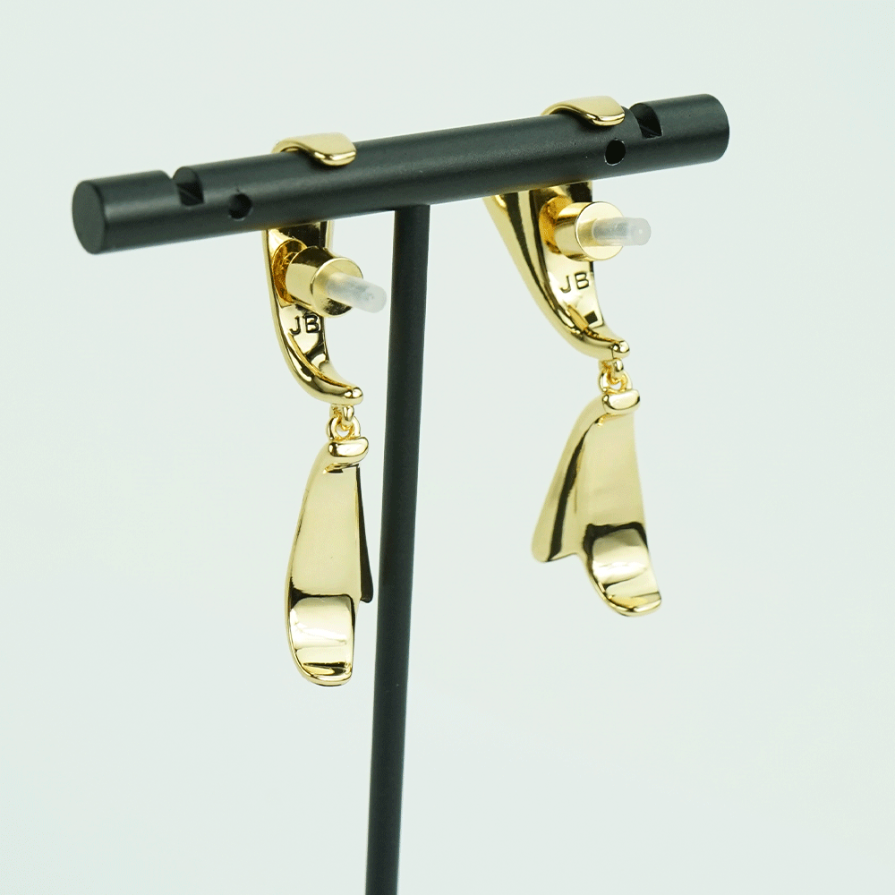 Jenny Bird Vantage Gold Plated Drop Earrings